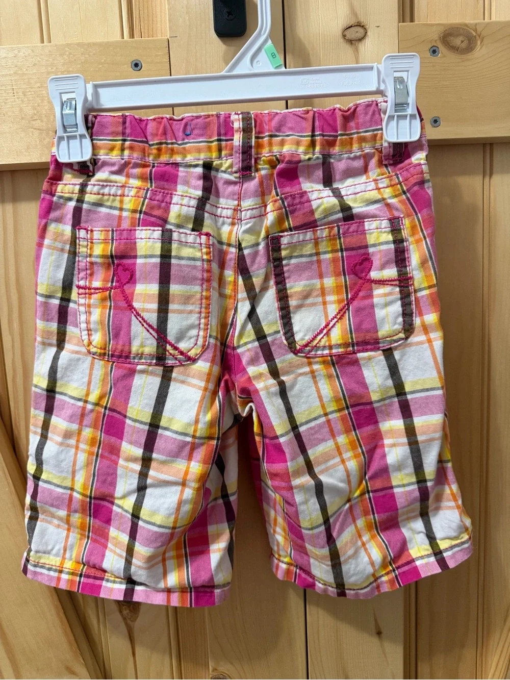 The Children's Place Pink Plaid Shorts